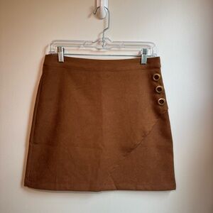 Shein‎ Mini Skirt Rust Brown Women's Medium (A1004)